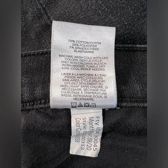Express Women’s Mid Rise Skinny Stretch Black Jeans‎ Size 8R - Picture 9 of 12